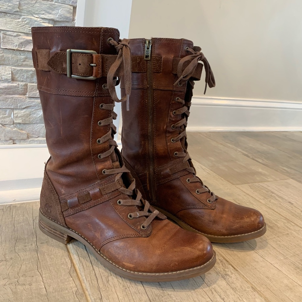 Timberland Women’s Tall Brown Boots Sz 8.5